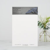 Chrome Beruflich Medical Caduceus - Stationery Briefpapier (Stehend Vorderseite)