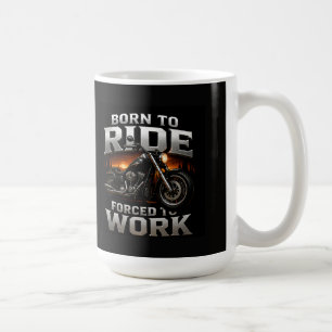 🏍️ Chrome-Biker-Totenkopf-Stil für Motorradfahrer Kaffeetasse