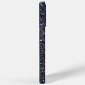 Chrome Black Ribbon Awareness Midnight Blue Case-Mate iPhone Hülle (Rückseite / Rechts)