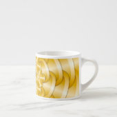 Chrome-Blume - Gold Espresso Cup Espressotasse (Rechts)