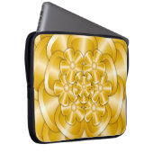 Chrome-Blume - Goldschlauch Laptopschutzhülle (Vorne Rechts)