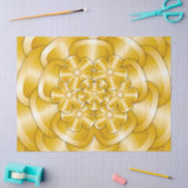 Chrome-Blume - Goldzettel Seidenpapier (Basteln)