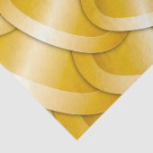 Chrome-Blume - Goldzettel Seidenpapier (Detail)