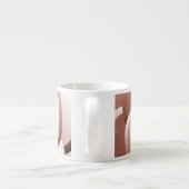Chrome-Blume - Kupfer Espresso Cup Espressotasse (Rückseite)