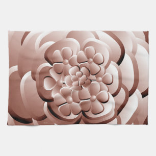 Chrome-Blume - Kupfer Küchentuch