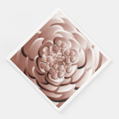 Chrome Blume - Kupfer Paper Dinner Napkins Serviette (Ecke)