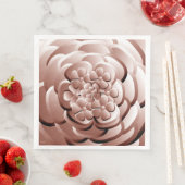 Chrome Blume - Kupfer Paper Dinner Napkins Serviette (Beispiel)
