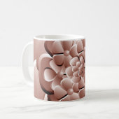 Chrome-Blume - Kupferkaffee-Tasse Kaffeetasse (Vorderseite Links)