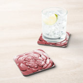 Chrome-Blume - Rubescent Beverage Coaster Getränkeuntersetzer (Rechte Seite)