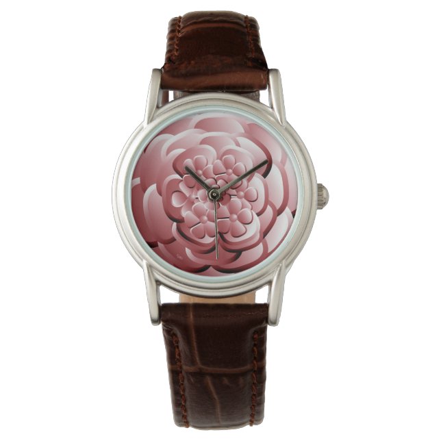 Chrome-Blume - Rubescent Watch Armbanduhr (Vorderseite)