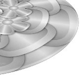 Chrome-Blume - Silver Cutting Board Schneidebrett (Ecke)