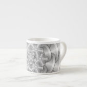 Chrome-Blume - Silver Espresso Cup Espressotasse (Vorderseite Rechts)