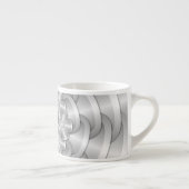 Chrome-Blume - Silver Espresso Cup Espressotasse (Rechts)