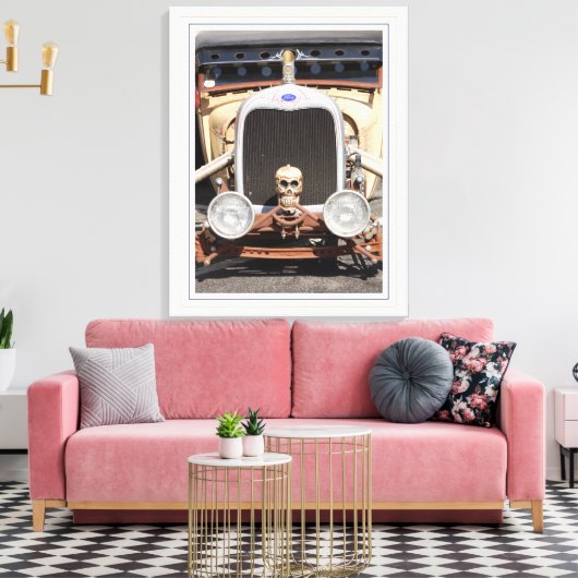 Chrome Bones Leinwanddruck (Insitu (Wohnzimmer))