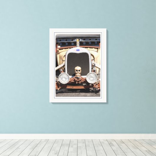 Chrome Bones Leinwanddruck (Insitu (Holzboden))