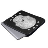 Chrome Calavera Laptopschutzhülle (Vorne Knopf)