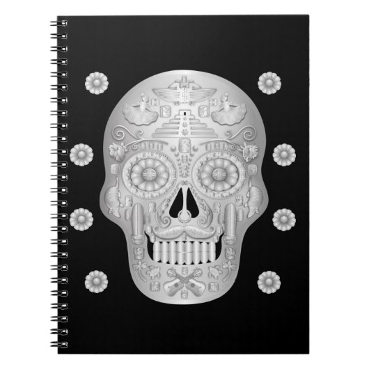 Chrome Calavera Notizblock (Vorderseite)