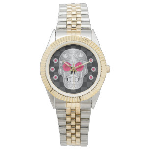 Chrome Calavera (Rosa Rose) Watch Armbanduhr