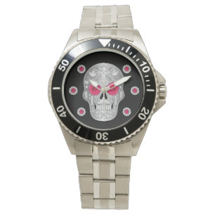 Chrome Calavera (Rosa Rose) Watch Armbanduhr