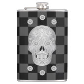 Chrome Calavera Watch Flachmann (Vorderseite)