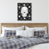 Chrome Calavera Watch Leinwanddruck (Insitu (Schlafzimmer))