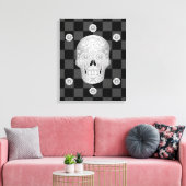 Chrome Calavera Watch Leinwanddruck (Insitu (Wohnzimmer))
