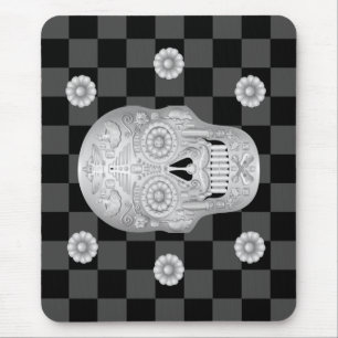 Chrome Calavera Watch Mousepad