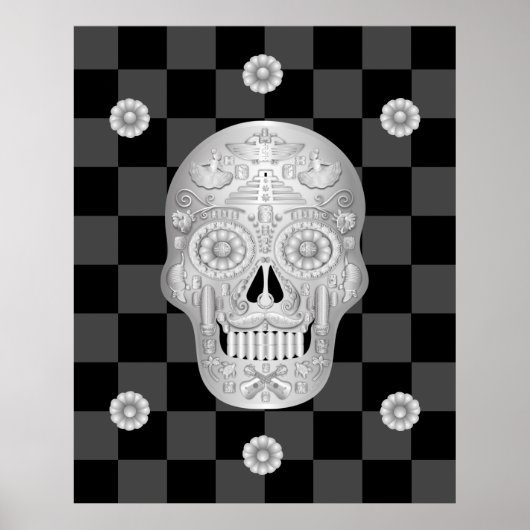 Chrome Calavera Watch Poster (Vorne)
