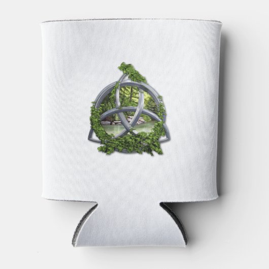 Chrome Celtic Trinity Knot Dosenkühler (Vorderseite)