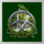 Chrome Celtic Trinity Knot Poster (Vorne)