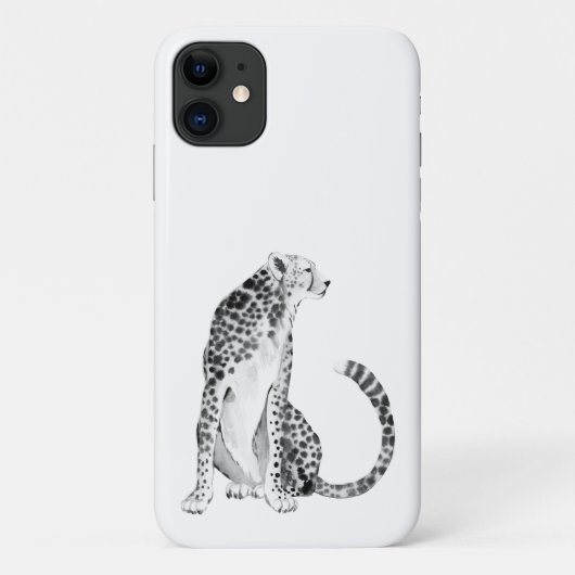 Chrome Cheetah Case-Mate iPhone Hülle (Rückseite)