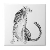 Chrome Cheetah Fliese (Vorderseite)