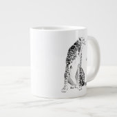 Chrome Cheetah Jumbo-Tasse (Vorderseite Rechts)
