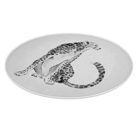 Chrome Cheetah Schneidebrett (Ecke)