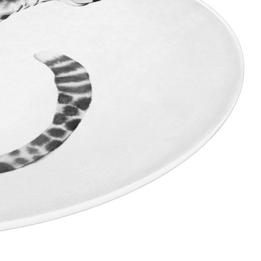 Chrome Cheetah Schneidebrett (Ecke)