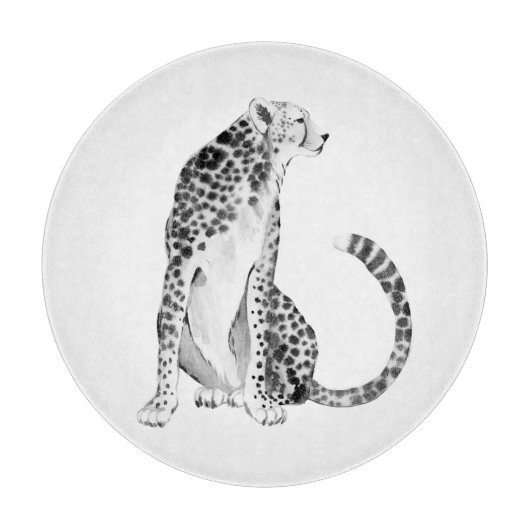 Chrome Cheetah Schneidebrett (Vorderseite)