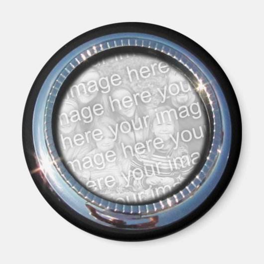 Chrome Circle Template ~ Magnet (Vorne)