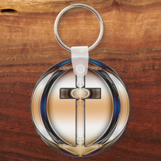 CHROME CROSS SCHLÜSSELANHÄNGER (Vorderseite)