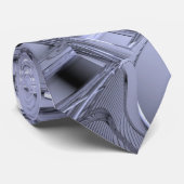 Chrome Designer Krawatte Necktie (Gerollt)