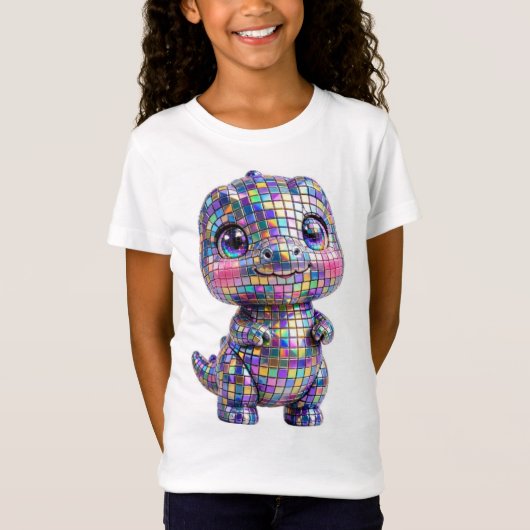 Chrome-Dinosaurier T-Shirt (Vorderseite)