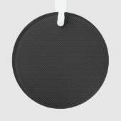 Chrome Dragon Wappen Black Carbon Fibre Print Ornament (Rückseite)