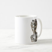 Chrome Eleganz Kaffeetasse (VorderseiteRechts)