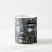 Chrome-Gesichtskaskade Kaffeetasse (Mittel)