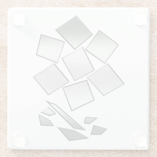 Chrome Glasuntersetzer (Rückseite)