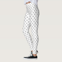 Chrome Gray Polka Dots Circles