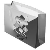 Chrome Große Geschenktüte (Rückseite Schrägansicht)