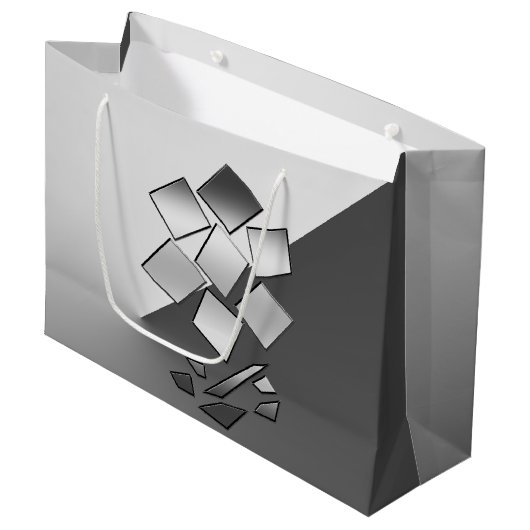 Chrome Große Geschenktüte (Vorderseite Schrägansicht)