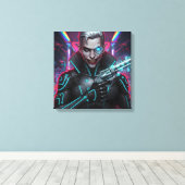 Chrome Harlequin Canvas Print Leinwanddruck (Insitu (Holzboden))