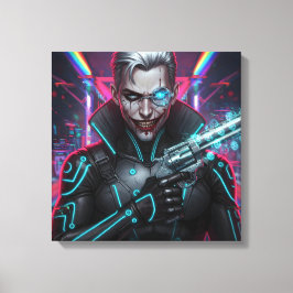 Chrome Harlequin Canvas Print Leinwanddruck