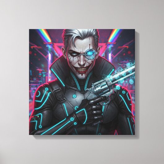 Chrome Harlequin Canvas Print Leinwanddruck (Vorderseite)